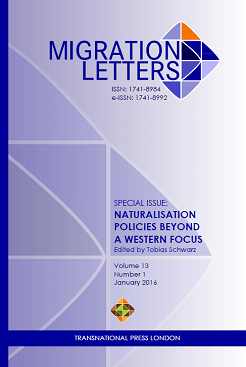 Editorial:  Naturalisation policies beyond a Western focus