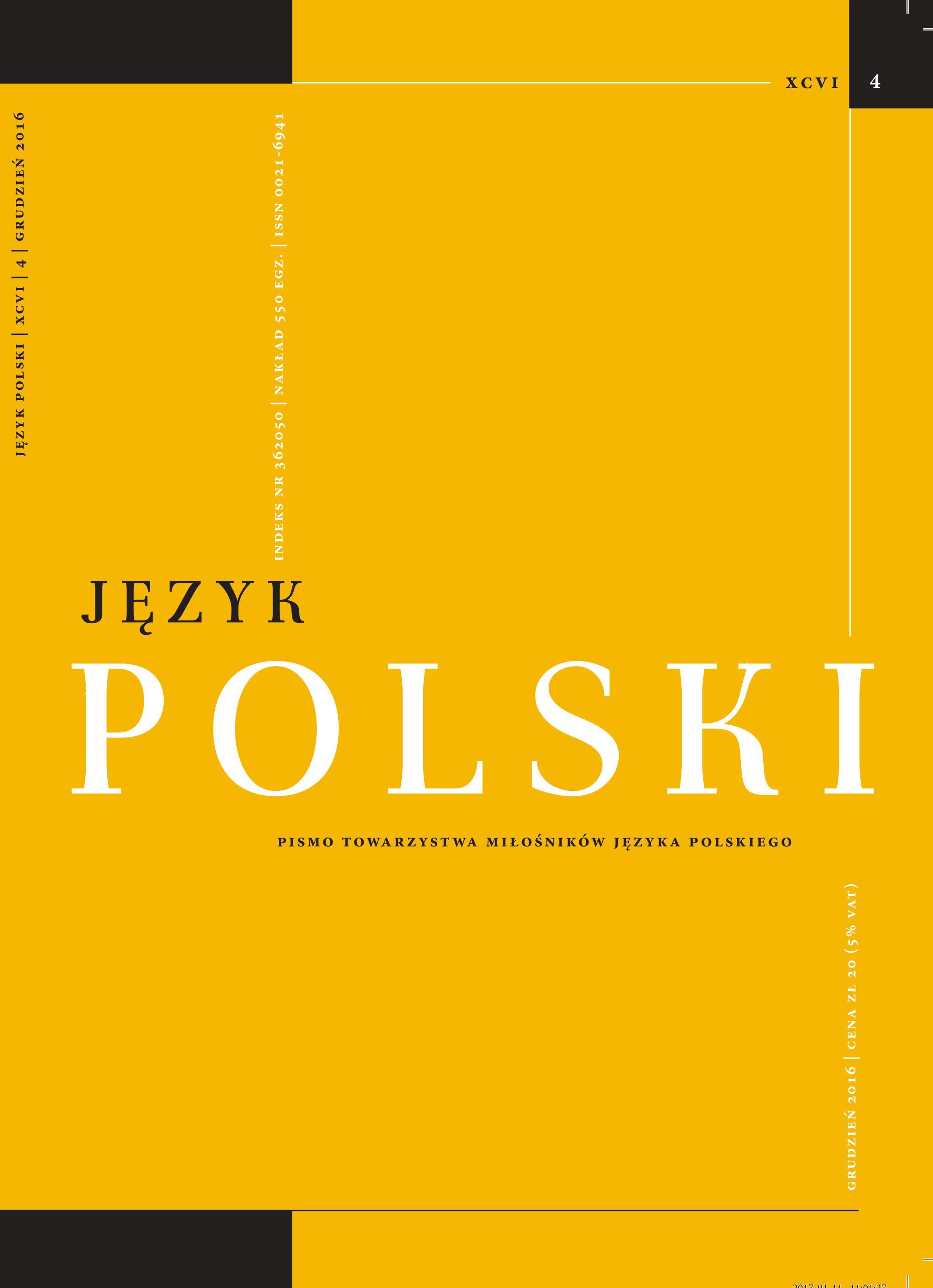 Can anything really happen? Syntactic-semantic analysis of the verb "zdarzyć się" Cover Image