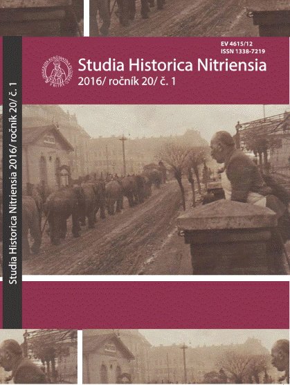 Folk Dance in Eastern Horehronie Region in the Context of Historical and Social Changes of the 19th and 20th Century and its Contemporary Forms Cover Image
