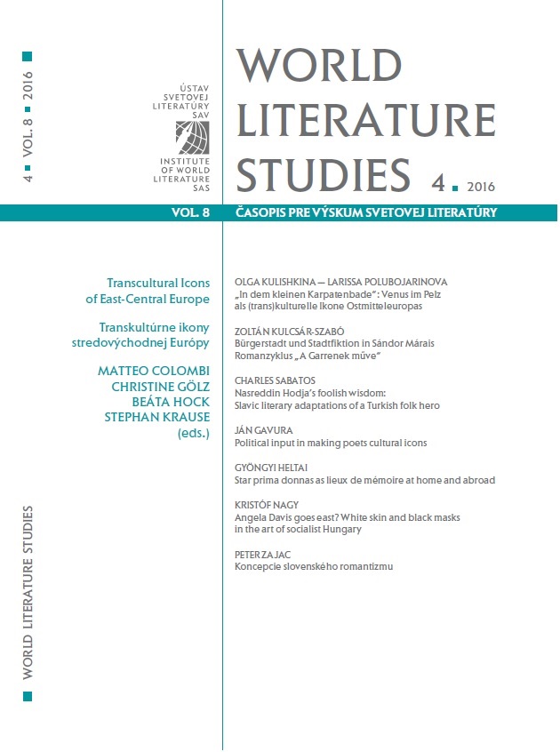 DUŠAN TEPLAN (ed.): Mikuláš Bakoš a moderná literárna veda
Nitra: Filozofická fakulta UKF v Nitre, 2016. 262 s. ISBN 978-80-558-0993-9 Cover Image