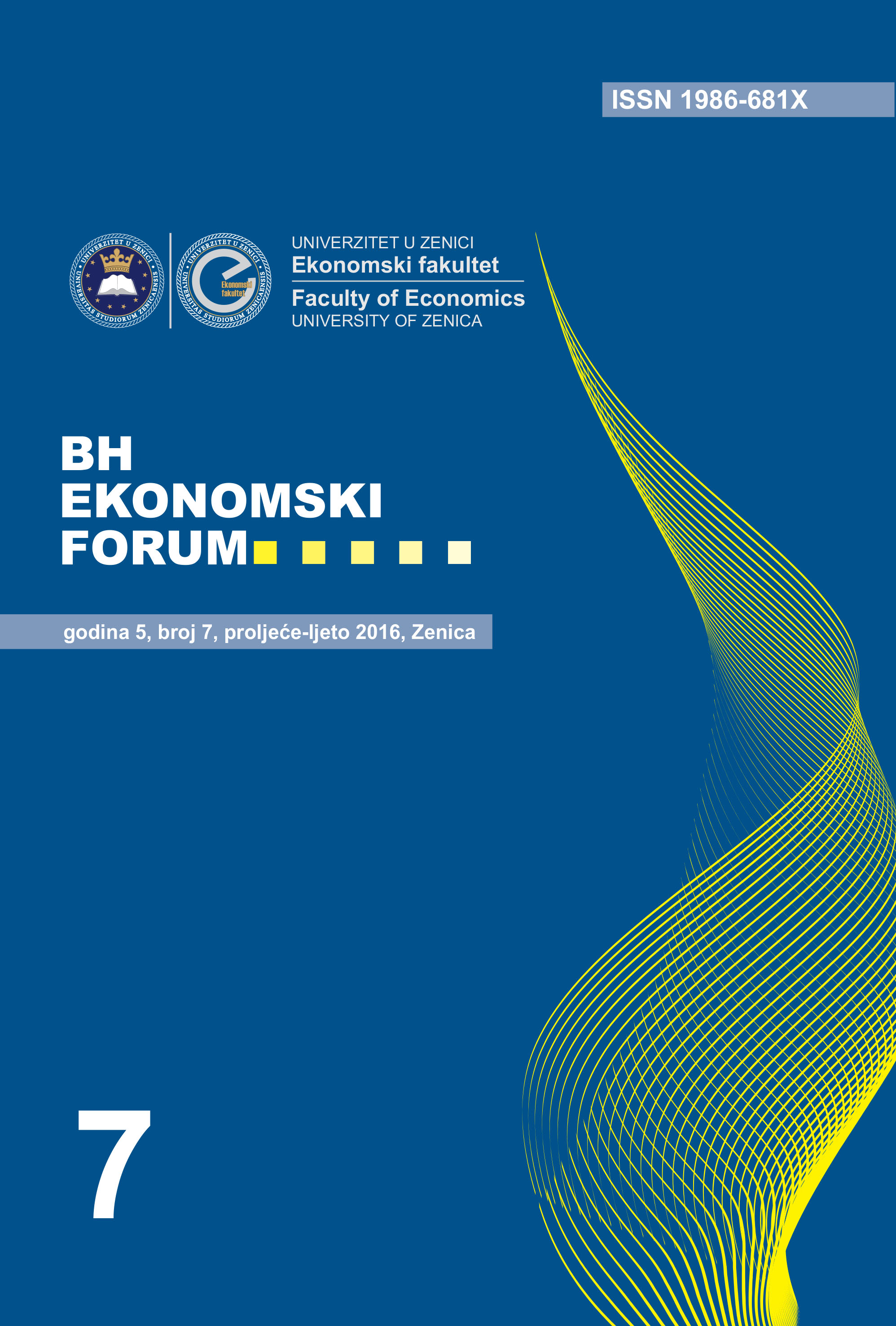 IMPACTOF HUMAN CAPITAL ON MAKING OF INNOVATION IN LARGE COMPANIES IN FEDERATION OF BOSNIA AND HERZEGOVINA Cover Image