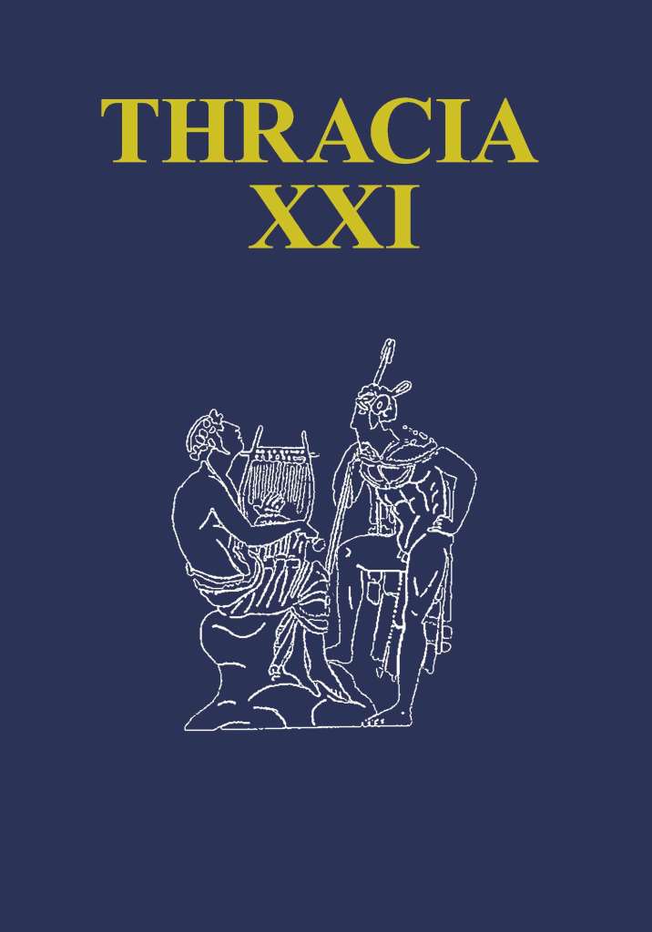 THRACIAN TOPONYMY UNTIL THE END OF THE FIRST MILLENNIUM BC Cover Image
