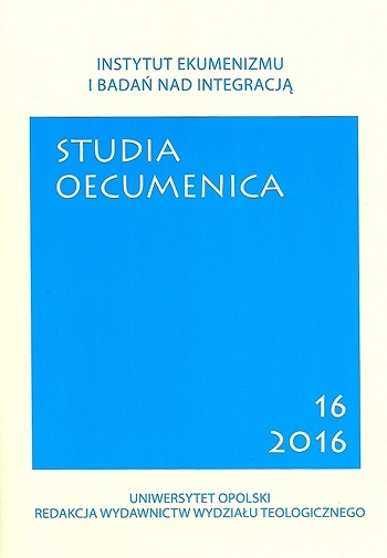 Ecumenism in Poland in the Context of the Documents of the Second Polish Plenary Synod (1991–1999) Cover Image