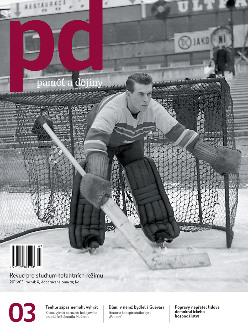 This match he couldn’t win. On the 100th anniversary of the birth of ice hockey goaltender Bohumil Modrý Cover Image