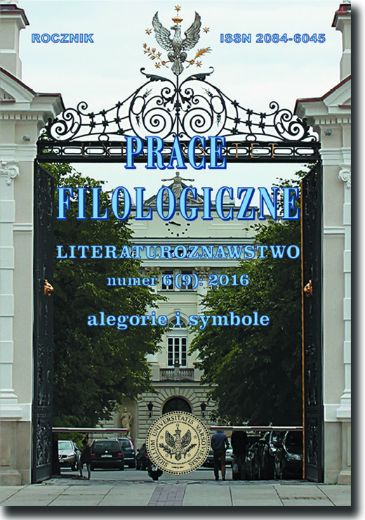 Poza definicją. Alegoria w bułgarskiej myśli literackiej i w poezji Atanasa Dałczewa Cover Image