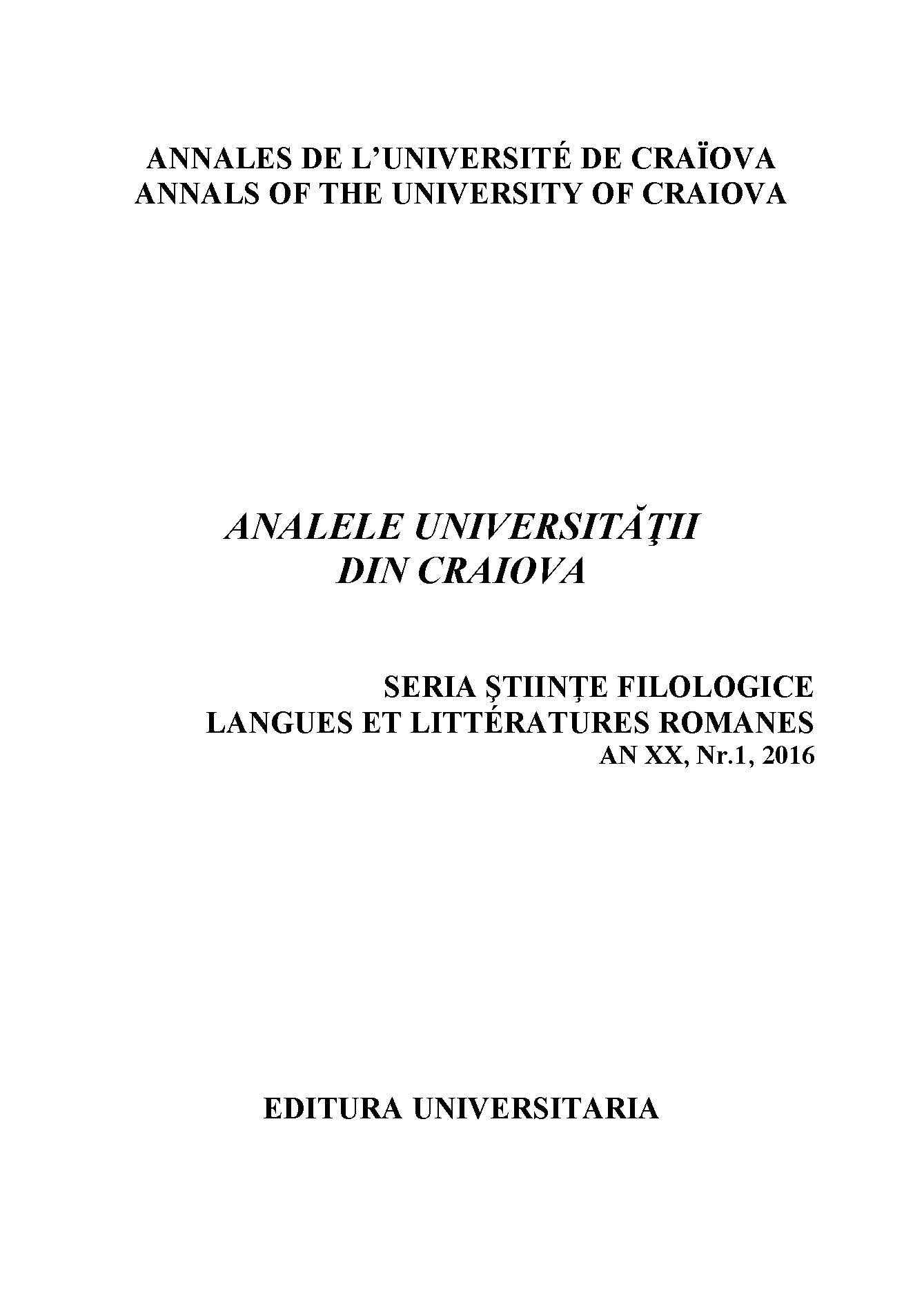 THE INTERSUBJECTIVE RELATION BETWEEN THE NARRATOR AND THE NARRATEE IN THE NOVELS OF HENRI LOPES AND LE CLEZIO Cover Image