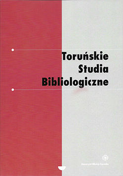 Republishing Methodology for Scientific Papers from the Second Half of the 20th Century – Case Study of Jan Muszkowski’s “Życie książki" Cover Image