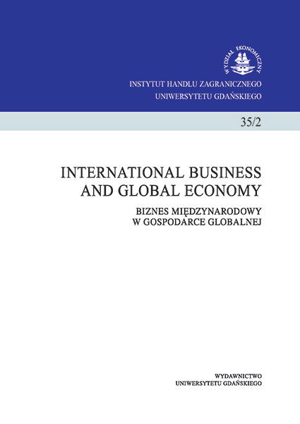 Changes in the competition strategies of entities in the air transport market under globalisation Cover Image