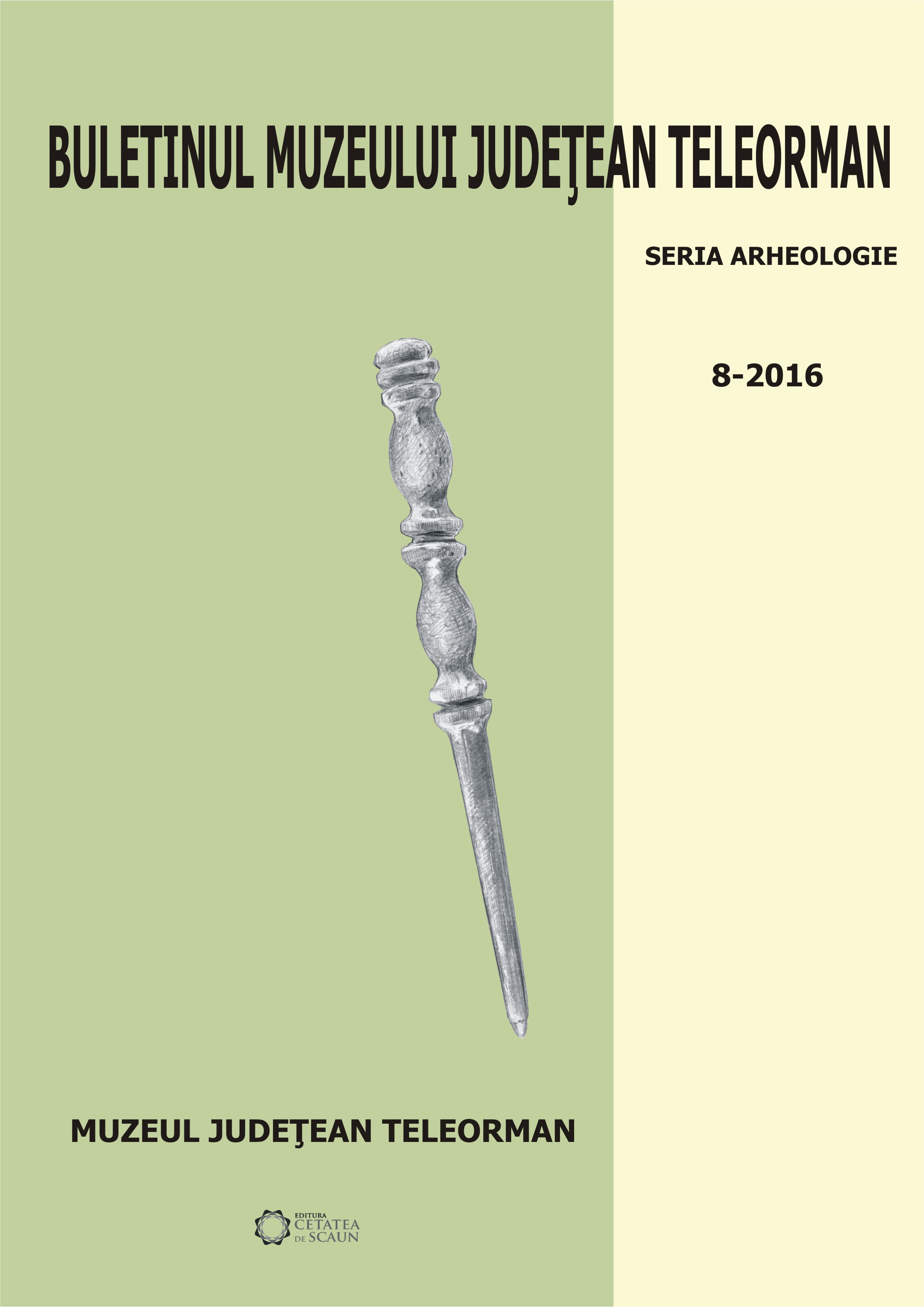 Ethnography in support of archaeology. Further notes in connection with an older discovery in   Vaslui County Cover Image