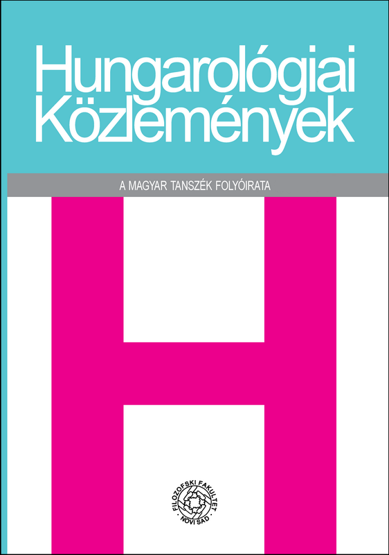 Dialect Phenomena in Contemporary Spoken Hungarian in Bačka Cover Image