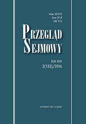 Commentary to the judgment of the Constitutional Tribunal of December 3, 2015 (Ref. No. K 34/15) Cover Image