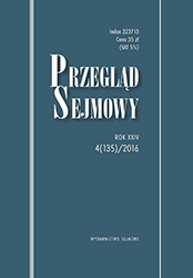Procedures for dealing with urgent bills as an example of the special legislative procedure under the Polish legal system: An assessment attempt from the perspective of parliamentary practice Cover Image
