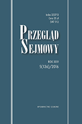 Commentary on the Judgment of the Constitutional Tribunal of 23 June 2015. (Ref. No. SK 32/14) Cover Image