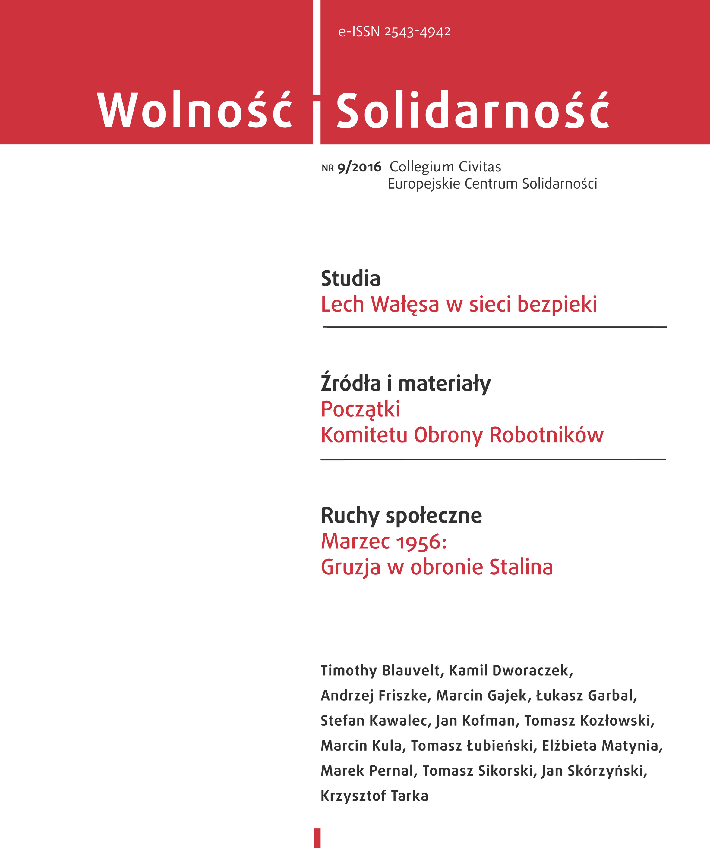 Blackmail or politics? The internment of Lech Walesa Cover Image