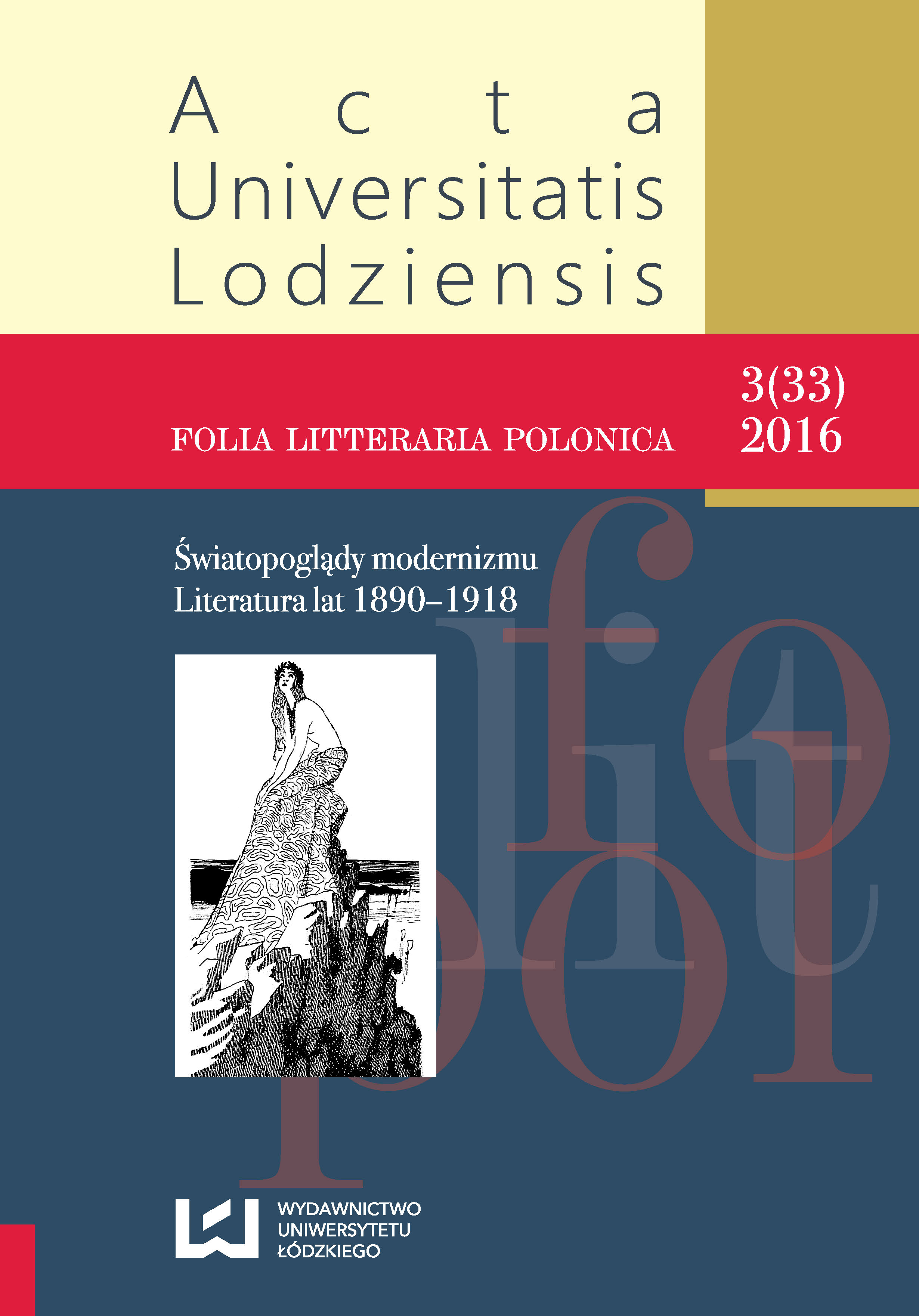 Nineteenth-century editions of Old Polish literature and the worldview of Polish modernism. A reconnaissance Cover Image