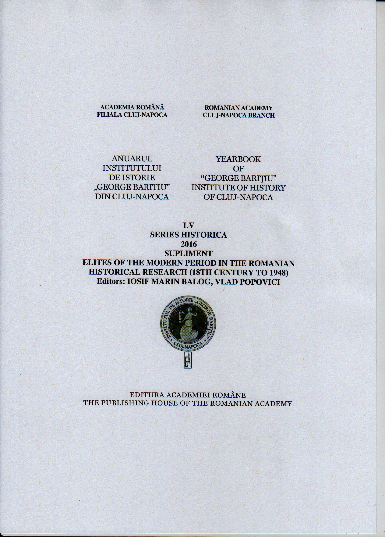 The Staff Policy in The Moldavian SSR’s Government 
In 1940–1941/1944 Cover Image