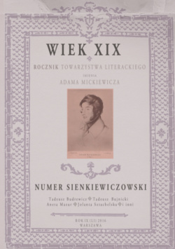 Adam Mickiewicz Literary Society Branch in Częstochowa
(1956–2016) – the Sixtieth Anniversary Cover Image