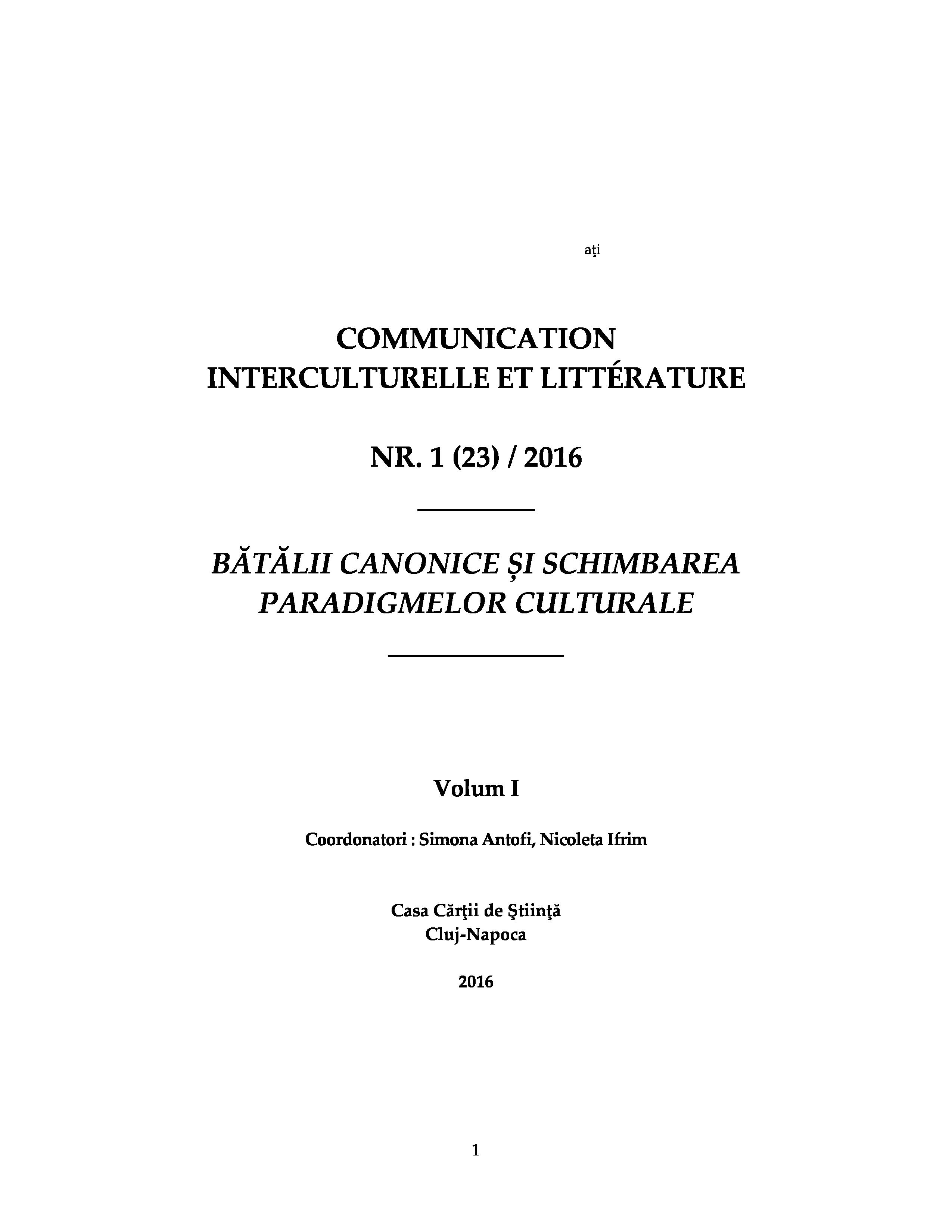 Literatură și religie în spațiul contemporan românesc