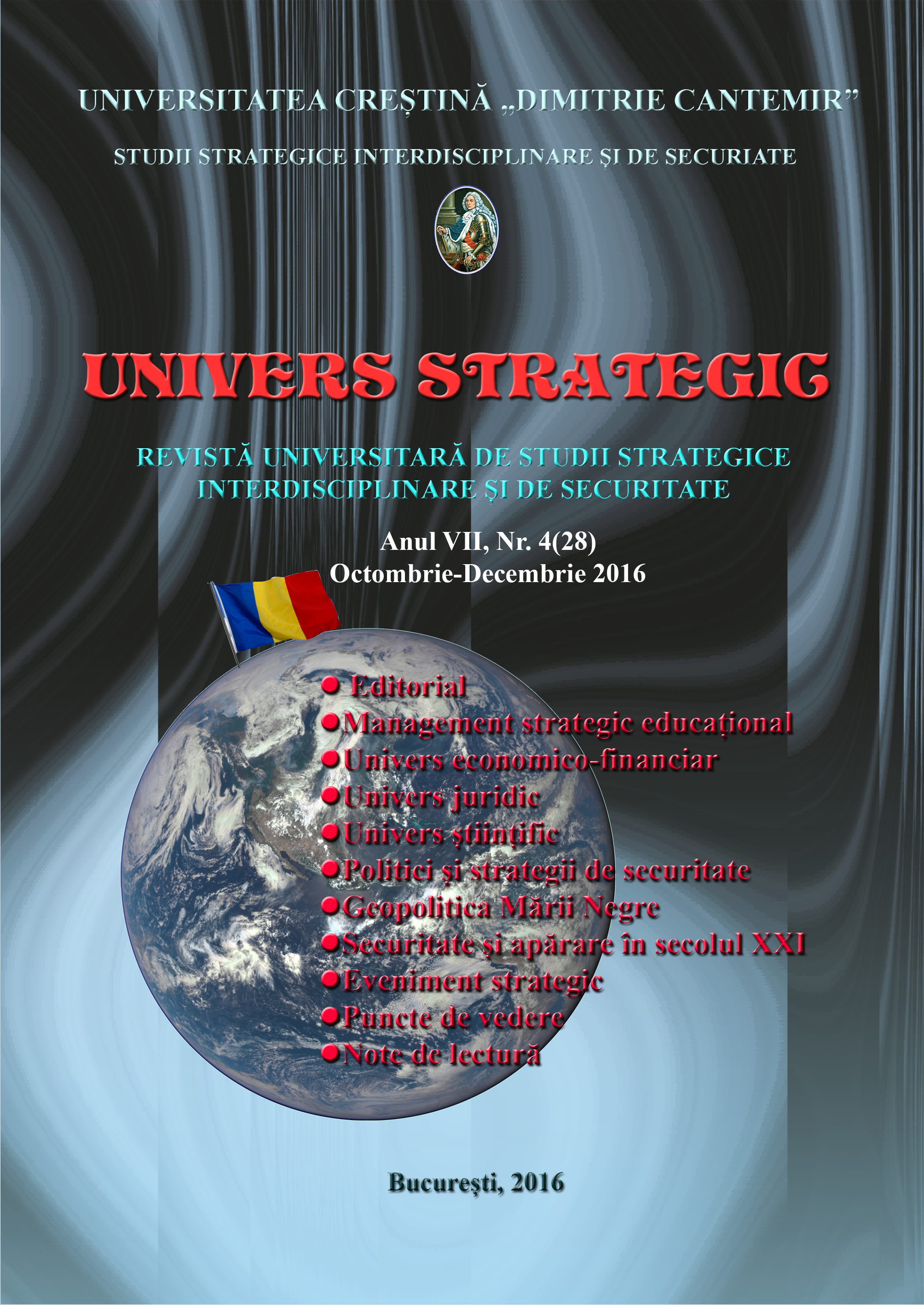 ONTOLOGIA (ÎNȚELEPCIUNEA) PĂMÂNTULUI, CONSTRUCT ESENȚIAL ÎN SPIRITUALITATEA CANTEMIREANĂ