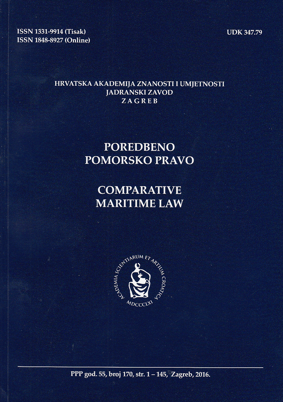 IN MEMORIAM : Professor Vinko Hlača (1932-2015) Cover Image