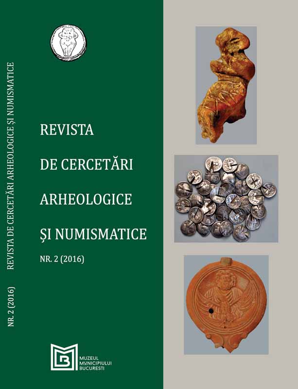 PRELIMINARY DATA ON THE ARCHAEOLOGICAL MATERIALS FROM THE TRANSITION PERIOD FROM ENEOLITHIC TO BRONZE AGE DISCOVERED AT DĂMĂROAIA IN 2013 Cover Image