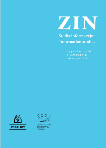 The Comparison of Self-Perceived Employability of German and Polish Students of Library and Information Science Majors and Specializations Cover Image