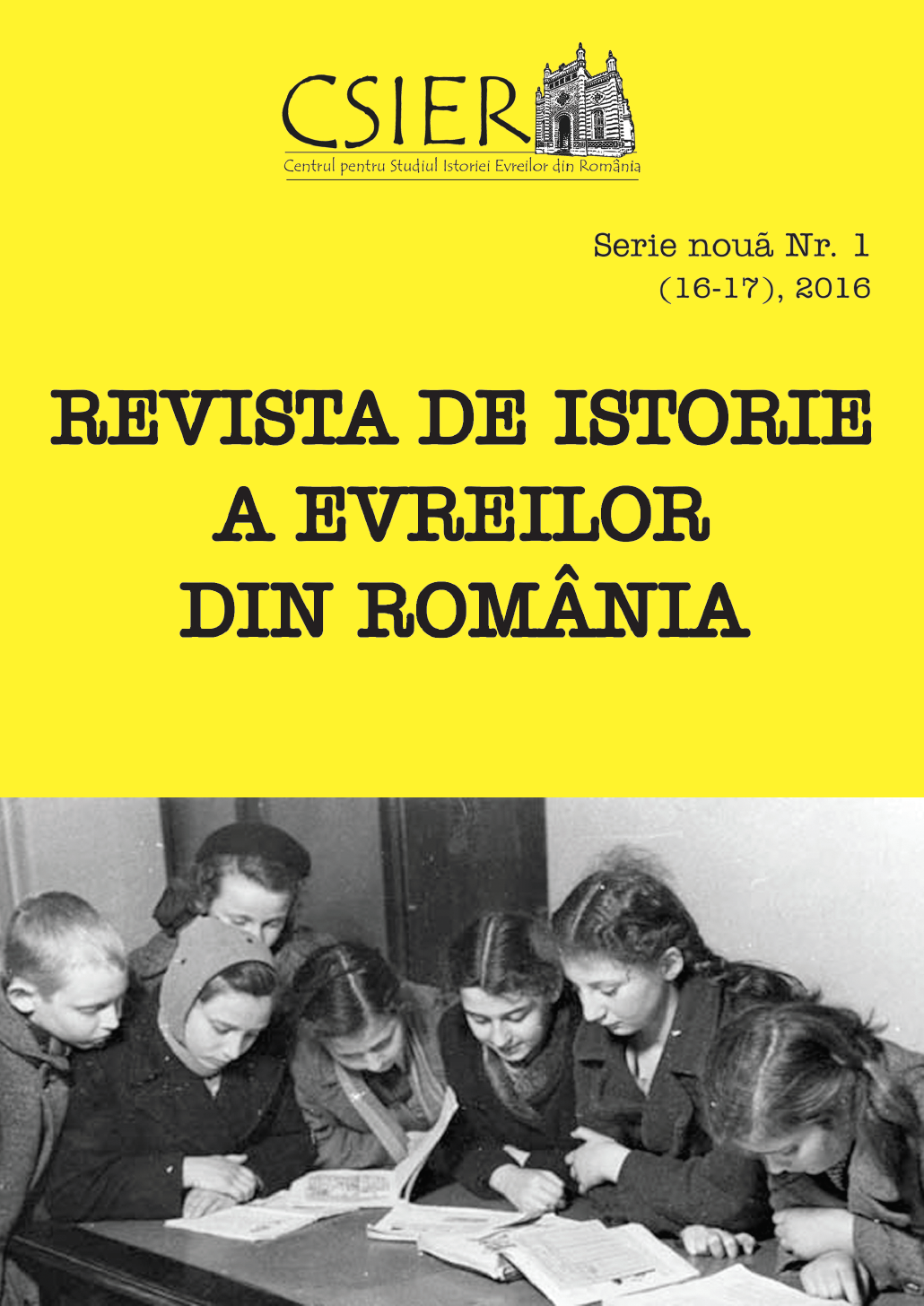 Schiță pentru o istorie a Centrului pentru Studiul Istoriei Evreilor din România