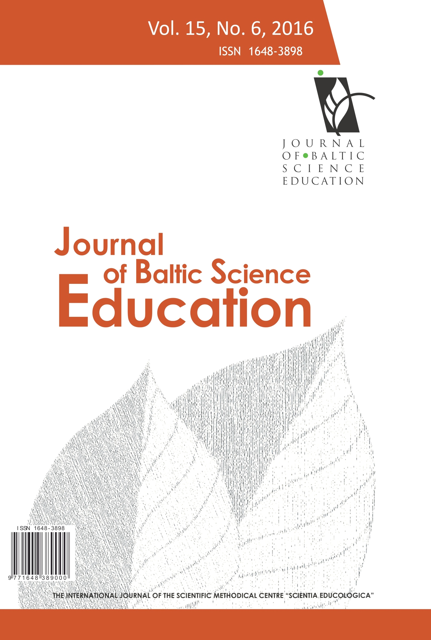 THE EFFECT OF CONCEPTUAL CHANGE TEXTS ENRICHED WITH METACONCEPTUAL PROCESSES ON PRE-SERVICE SCIENCE TEACHERS’ CONCEPTUAL UNDERSTANDING OF HEAT AND TEMPERATURE Cover Image