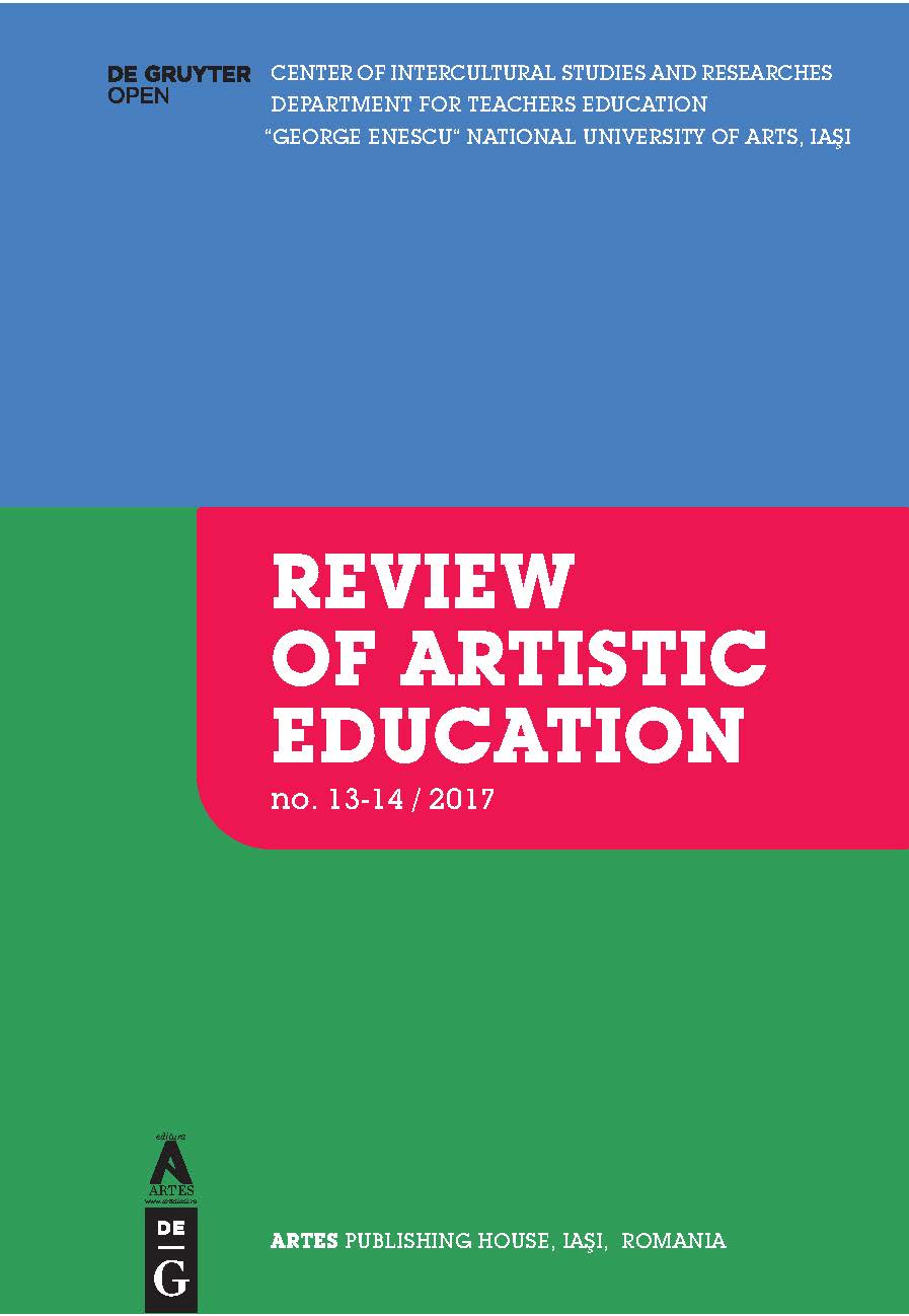 POSITIONING ARTS IN THE CURRICULUM: POSSIBLE DISCREPANCIES AND WHAT THEY SIGNIFY Cover Image