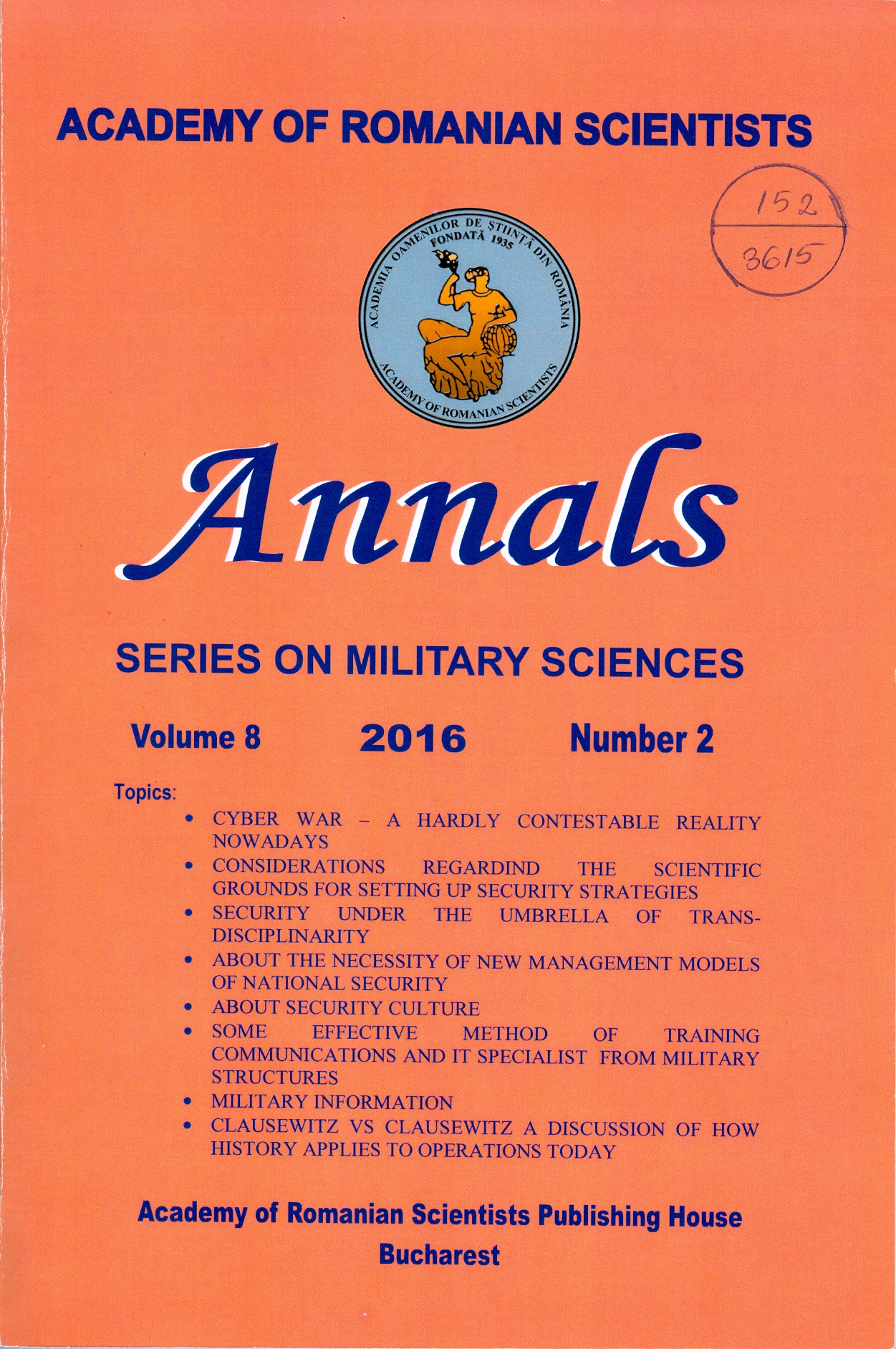 MILITARY INFORMATION Cover Image