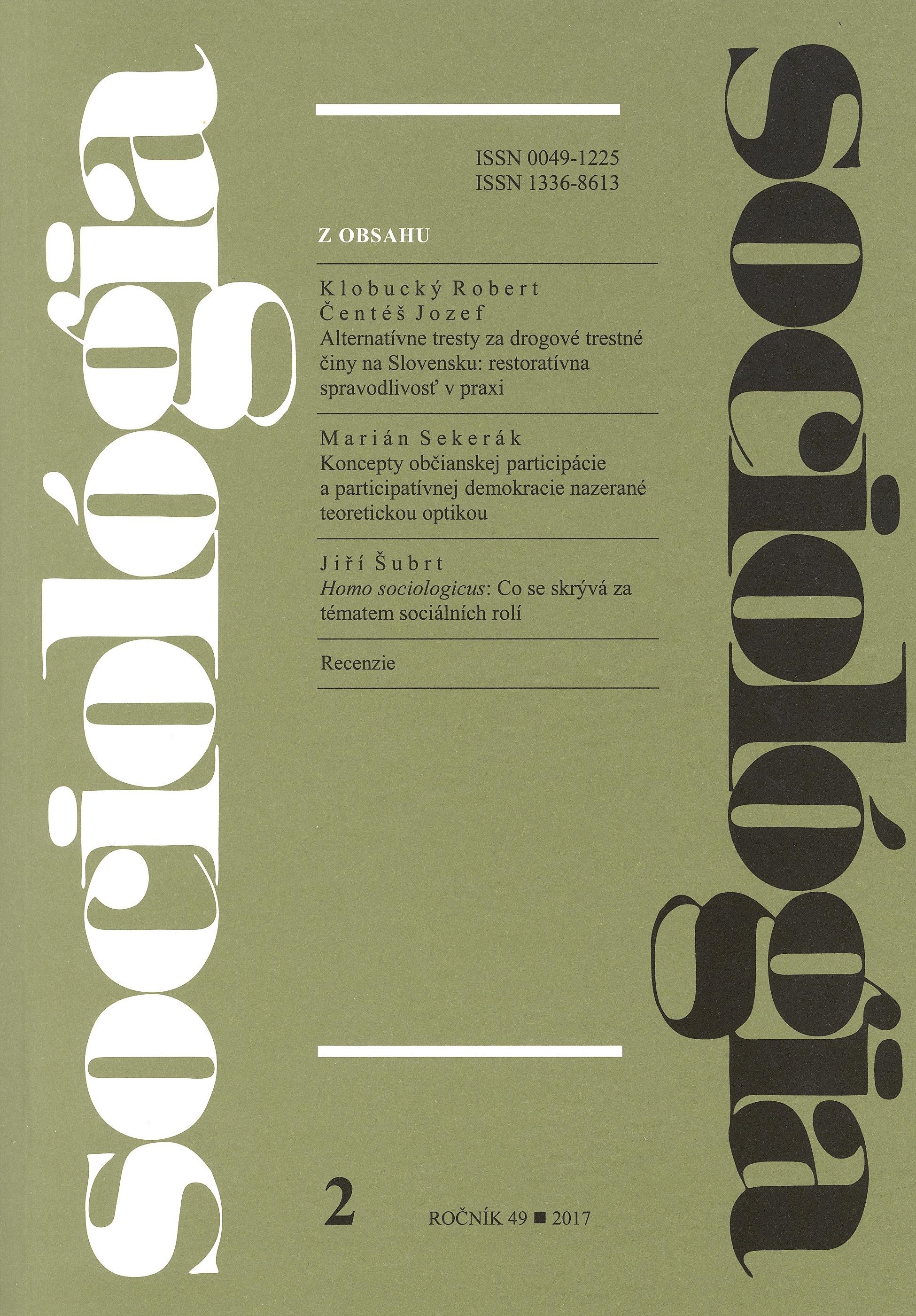 Homo Sociologicus: What is Behind the Theme of Social Roles? Cover Image