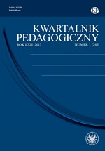 The question of philosophical pedagogy with reference to
Bronisław F. Trentowski’s "Chowanna" Cover Image
