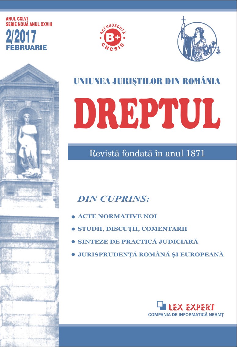 Analysis of the constitutionality of the special administrative jurisdictions regulated by the Law on the administrative disputes No 554/2004 Cover Image