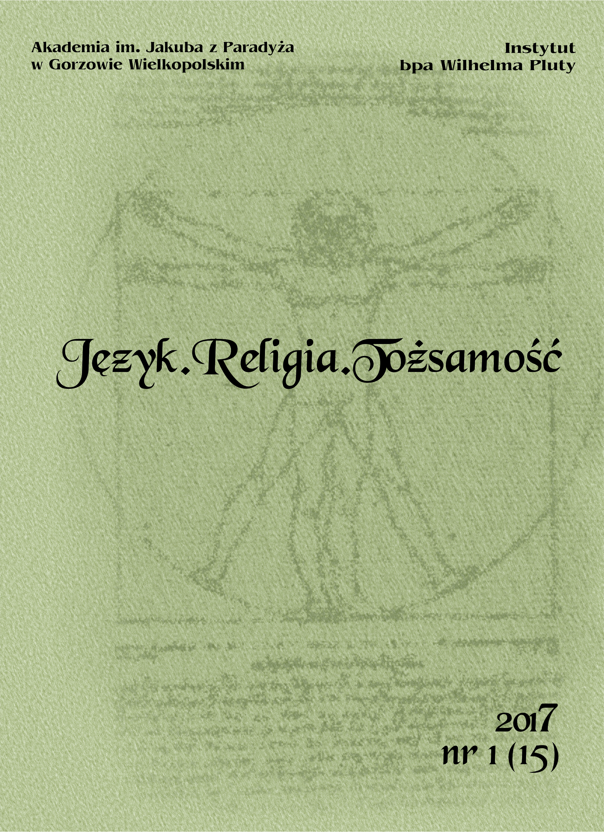Equivalents of the Greek Lexeme πάσχα in the Contemporary Translations of the New Testament – Dialogue with Tradition Cover Image