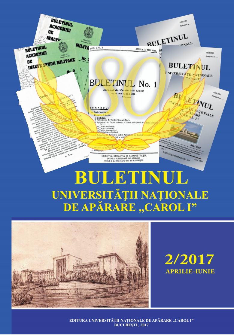 80 YEARS IN THE SERVICE OF MILITARY ACADEMIC COMMUNITY: THE BULLETIN OF ”CAROL I” NATIONAL DEFENCE UNIVERSITY BETWEEN TRADITION AND MODERNITY Cover Image