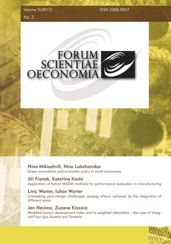 GREEN INNOVATIONS AND ECONOMIC POLICY IN SMALL ECONOMIES Cover Image