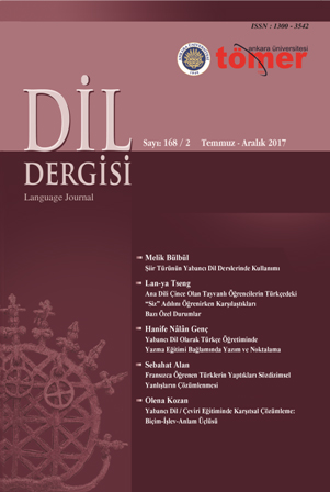 Spelling and Punctuation in Writing Education in Teaching Turkish as a Foreign Language Cover Image