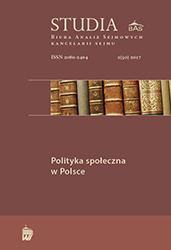 Polish social policy in 1989–2016 – successes and failures Cover Image
