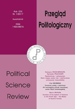 Threats Present in the Polish Social Consciousness in the Light of Critical Security Theory Cover Image