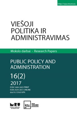 Development trajectories of Lithuanian public sector governance Cover Image