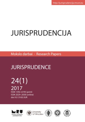 PROBLEMS INVOLVING THE APPLICATION OF INTERNATIONAL CUSTOM LAW SOURCES IN THE LITHUANIAN LEGAL SYSTEM Cover Image