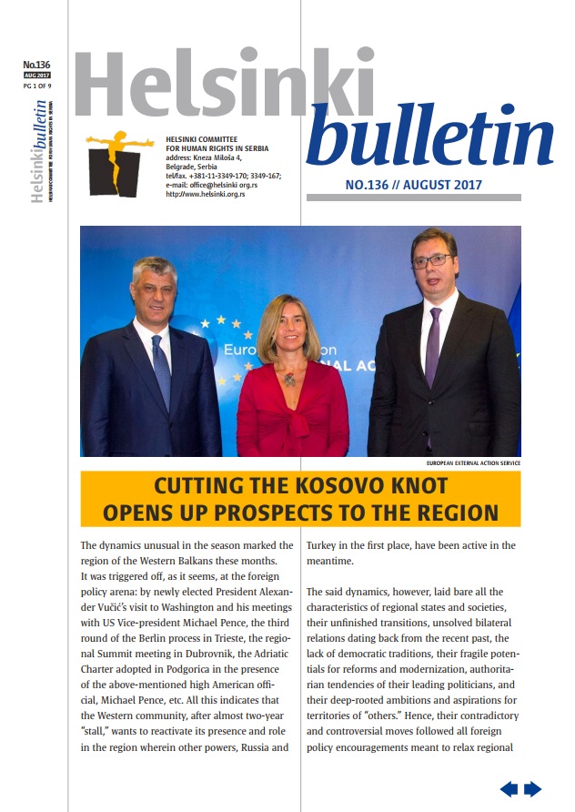 Cutting the Kosovo Knot Opens up Prospects to the Region Cover Image