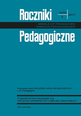 Aksjologia pedagogiczna − subdyscyplina naukowa pedagogiki (in statu nascendi)