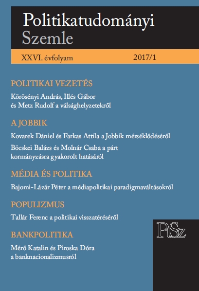 Analysing Jobbik’s move towards moderation in light of the candidates fi elded in single-member districts Cover Image
