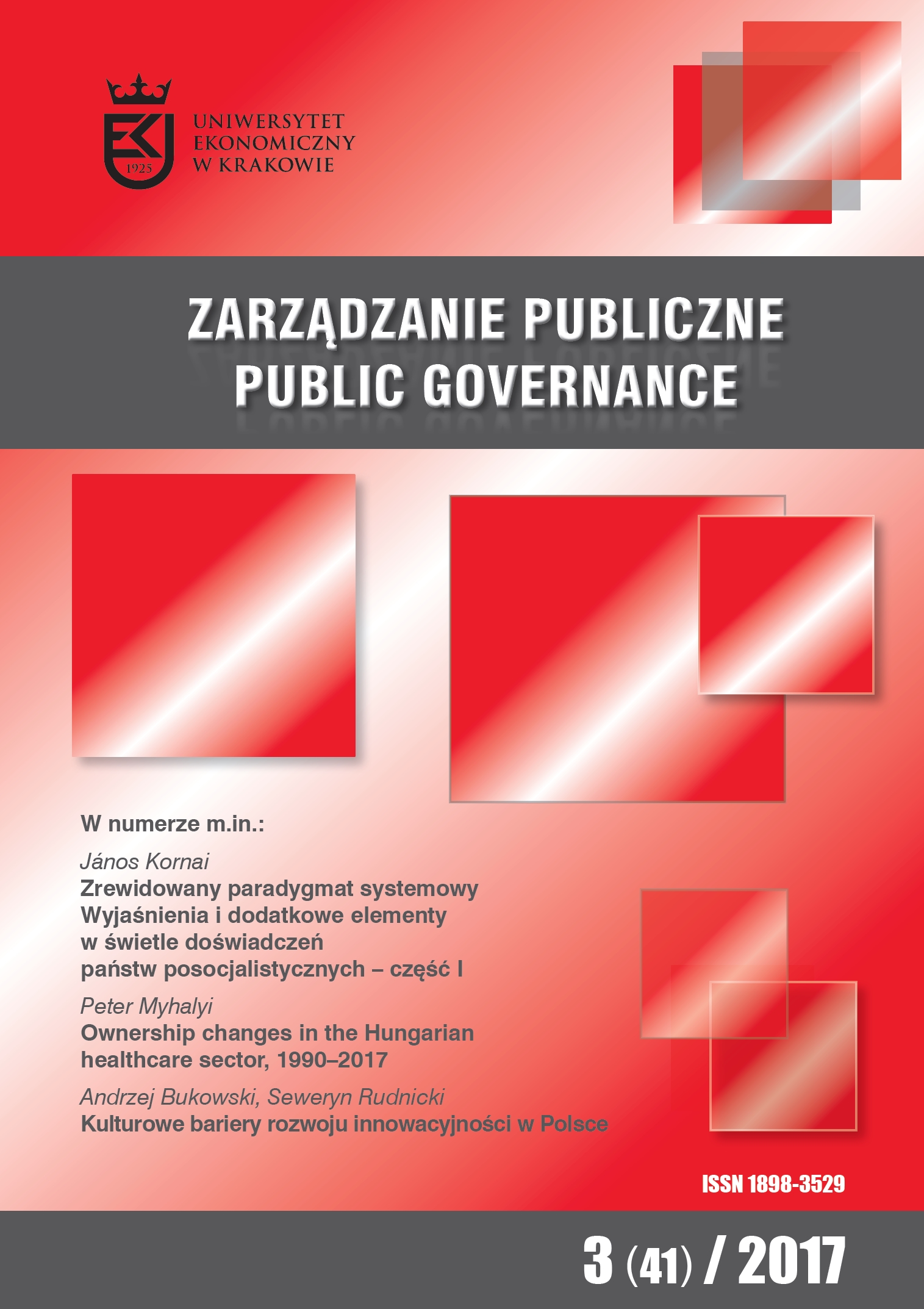 Selected aspects of management control in local self-government units Cover Image