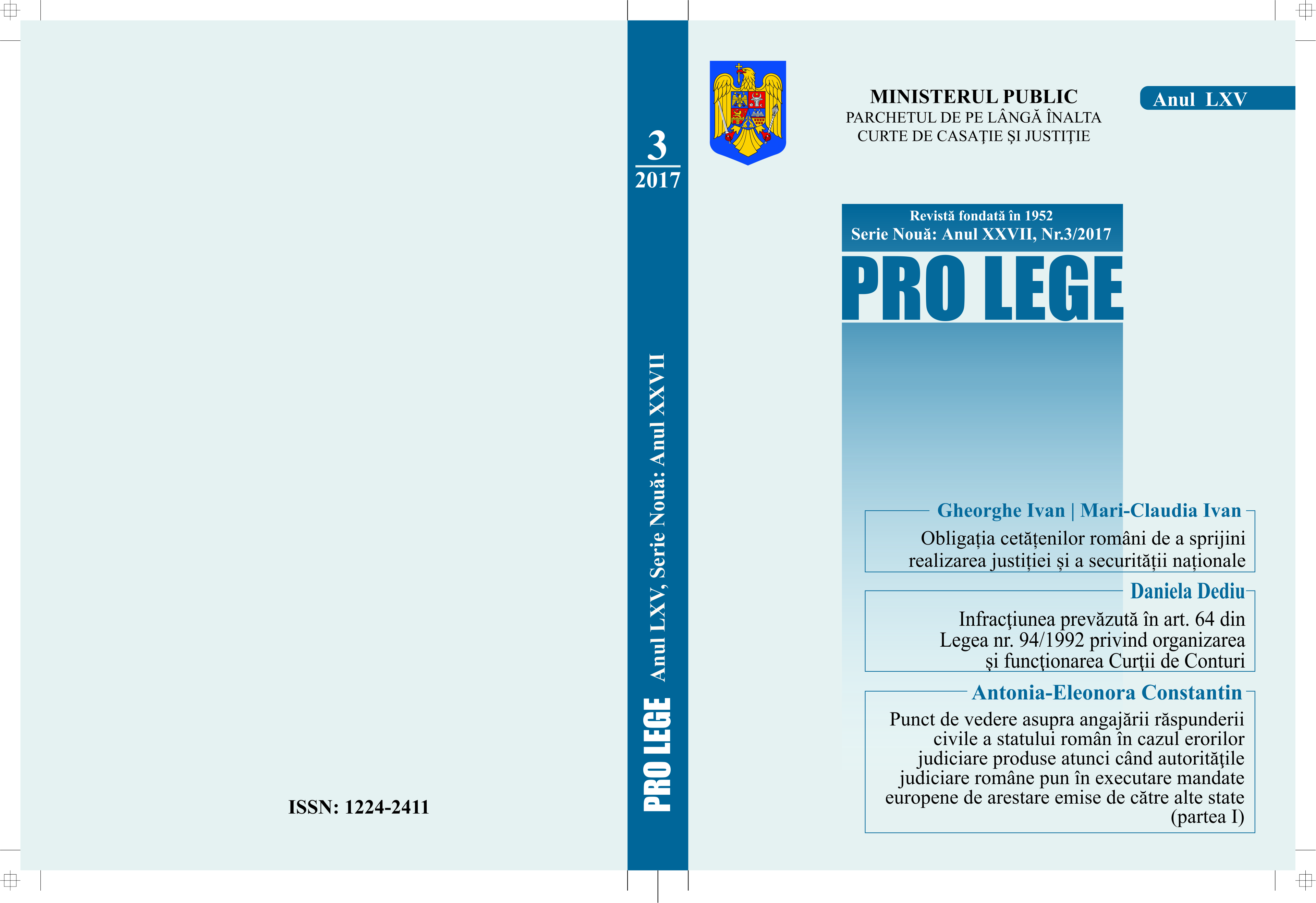 Jurisdictional control ex officio. Right or attribution? Cover Image