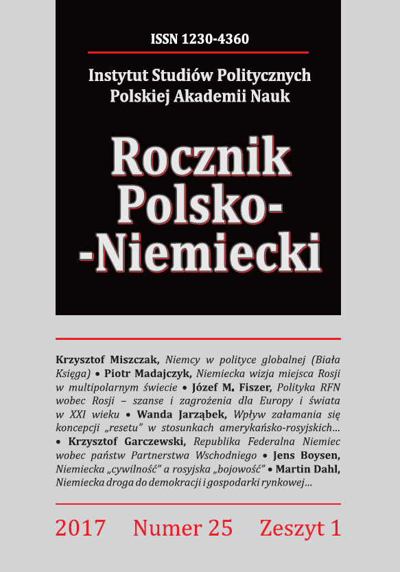 The German Minority in Northern Poland from the Perspective of a Sociologist Cover Image