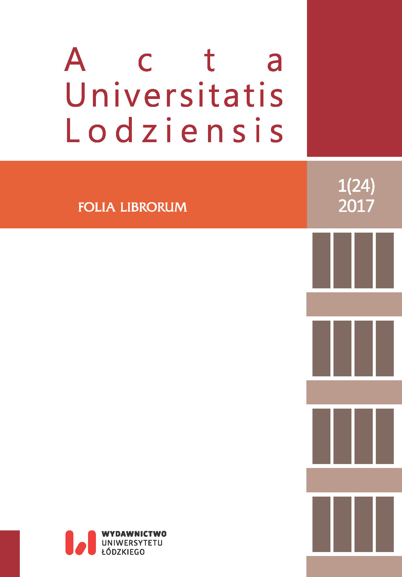 Online library courses in University of Lodz Library. Results of evaluation survey Cover Image
