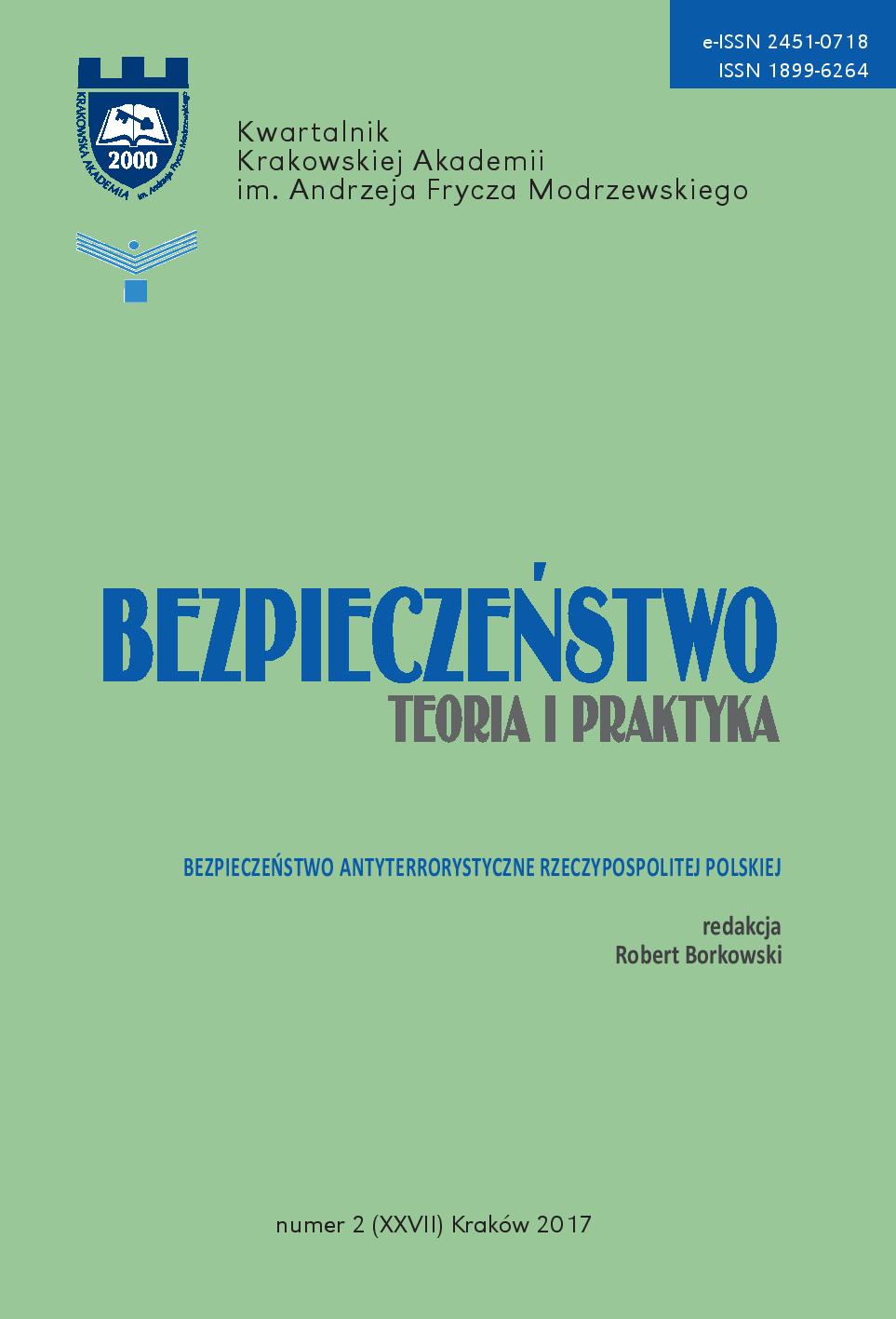 Anti-terrorism system of the Republic of Poland in the face
of the threat of modern terrorism Cover Image