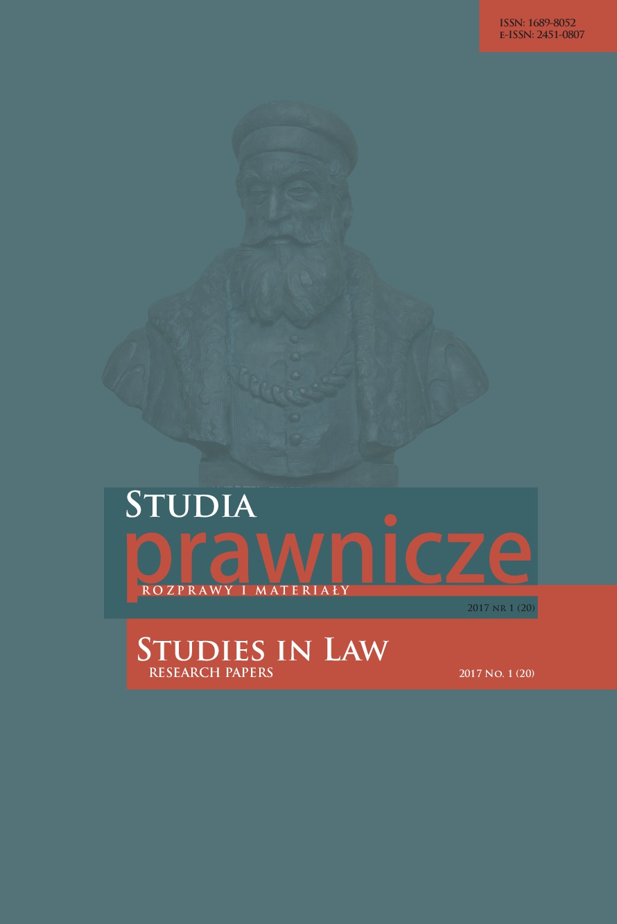 Report on the 22nd Congress of Departments of Theory and Philosophy and Law, "Law - politics - public sphere", Wrocław, 18-21 September, 2016. Cover Image
